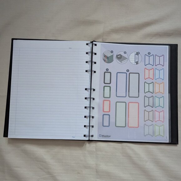 Blueline NotePro Professional Notebook 11x8.5-Inch 300 Pages Black (A10300.BLK) - Picture 4 of 6